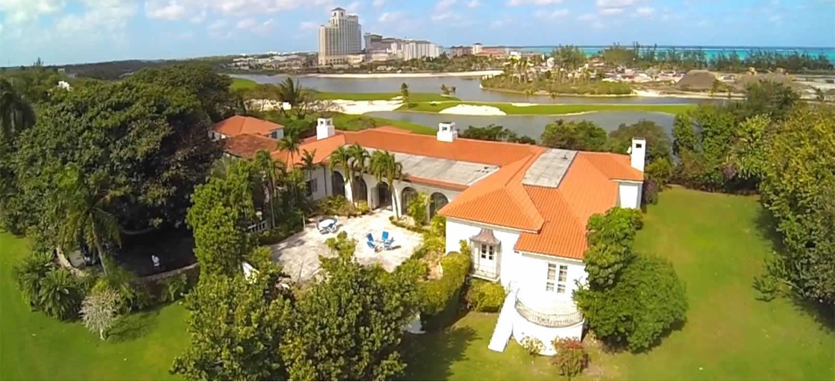 The residence of the Duke and Duchess of Windsor (the former King Edward VIII and wife Wallis Simpson) in Nassau from his time as Governor of The Bahamas