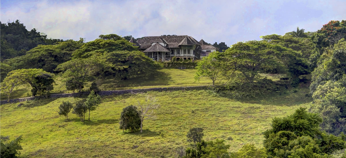 Historic estate for sale in Ocho Rios, Jamaica built on the foundations of a 16th Century Spanish fort