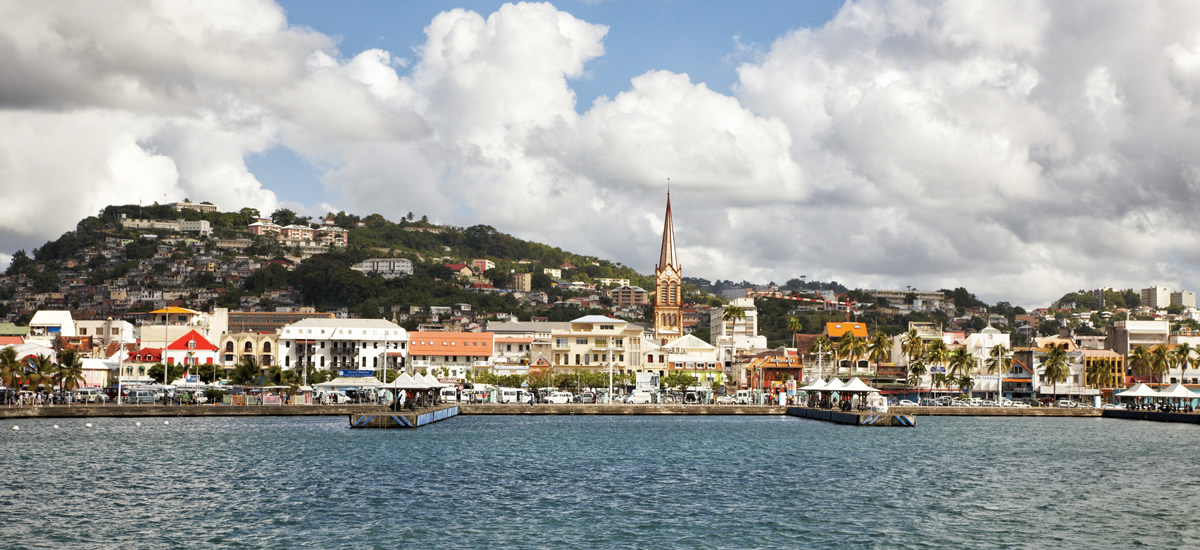 Fort de France waterfront, Martinique