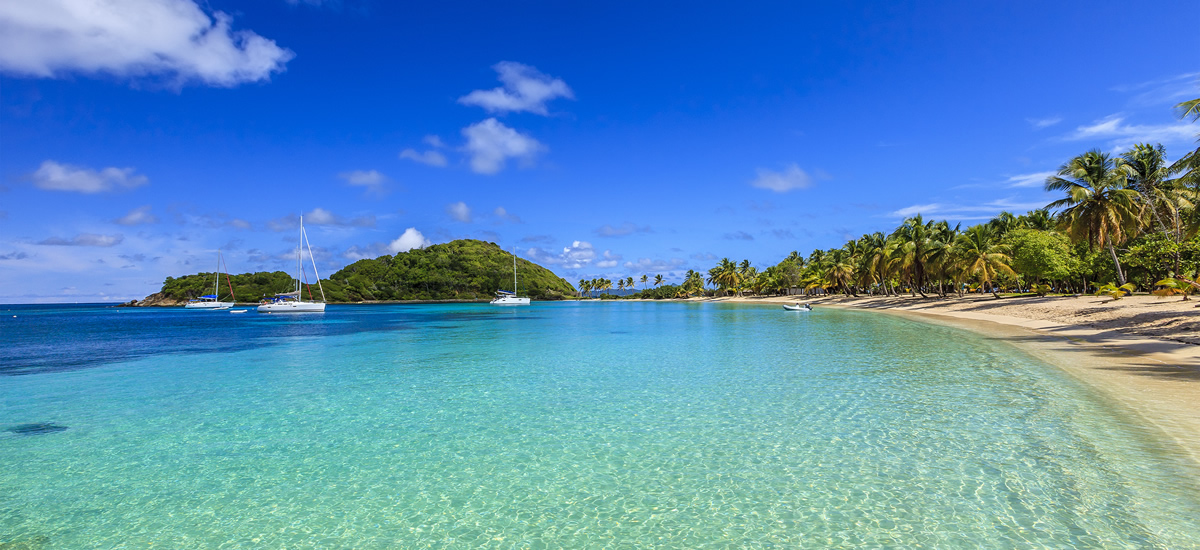 Salt Whistle Bay, Mayreau in the Grenadines