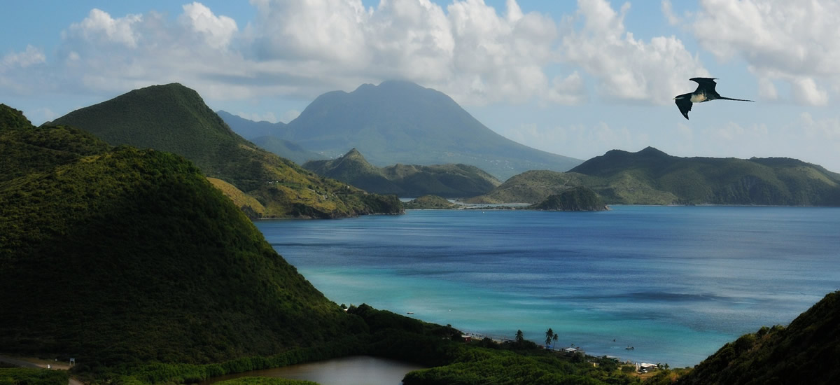 View of St Kitts & Nevis