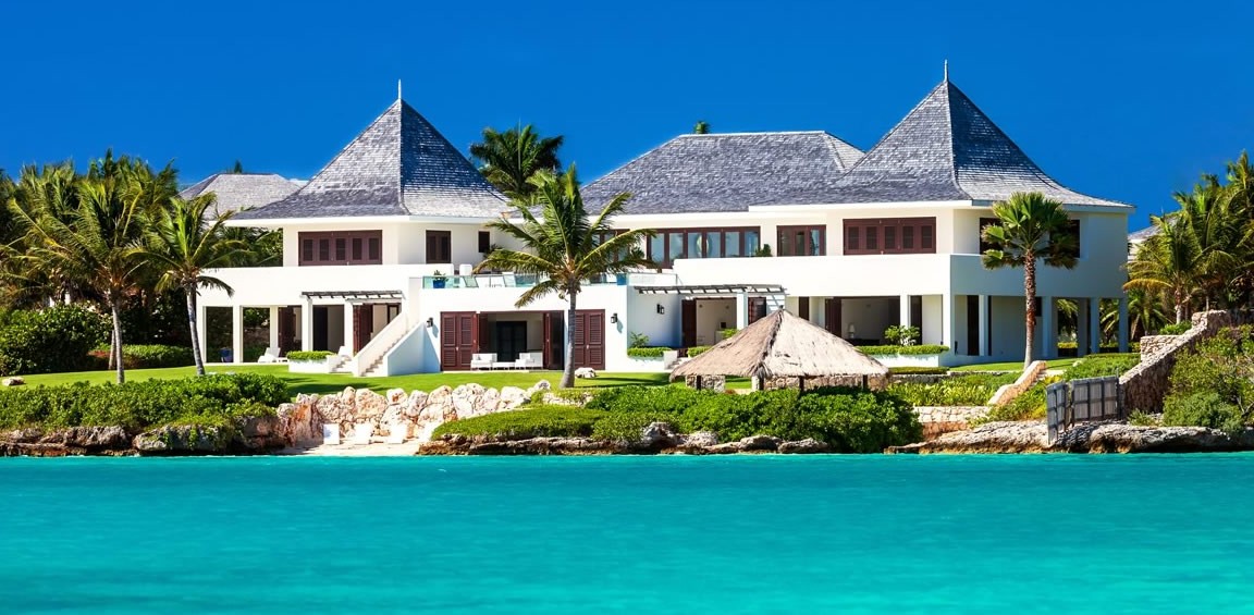 10 bedroom ultra-luxury beachfront home for sale, little harbour