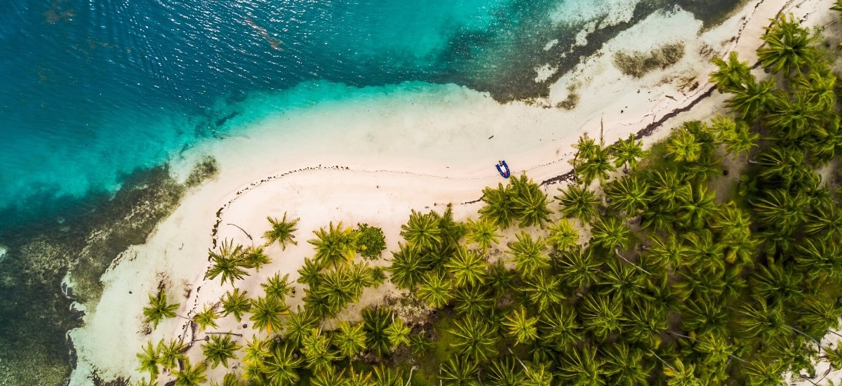 The Caribbean coast of Panama