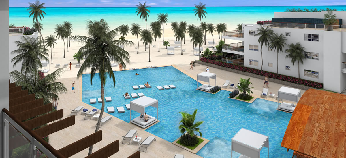 Beachfront condos for sale in Playa Nueva Romana