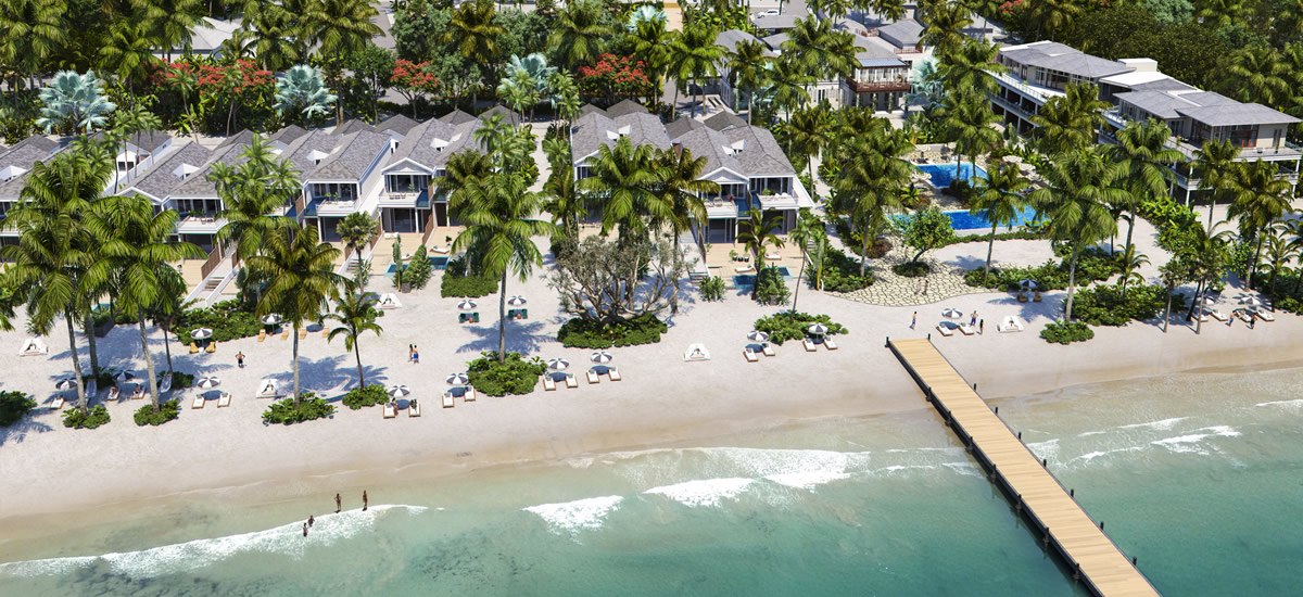 Lagoon front and beachfront homes for sale in Placencia, Belize