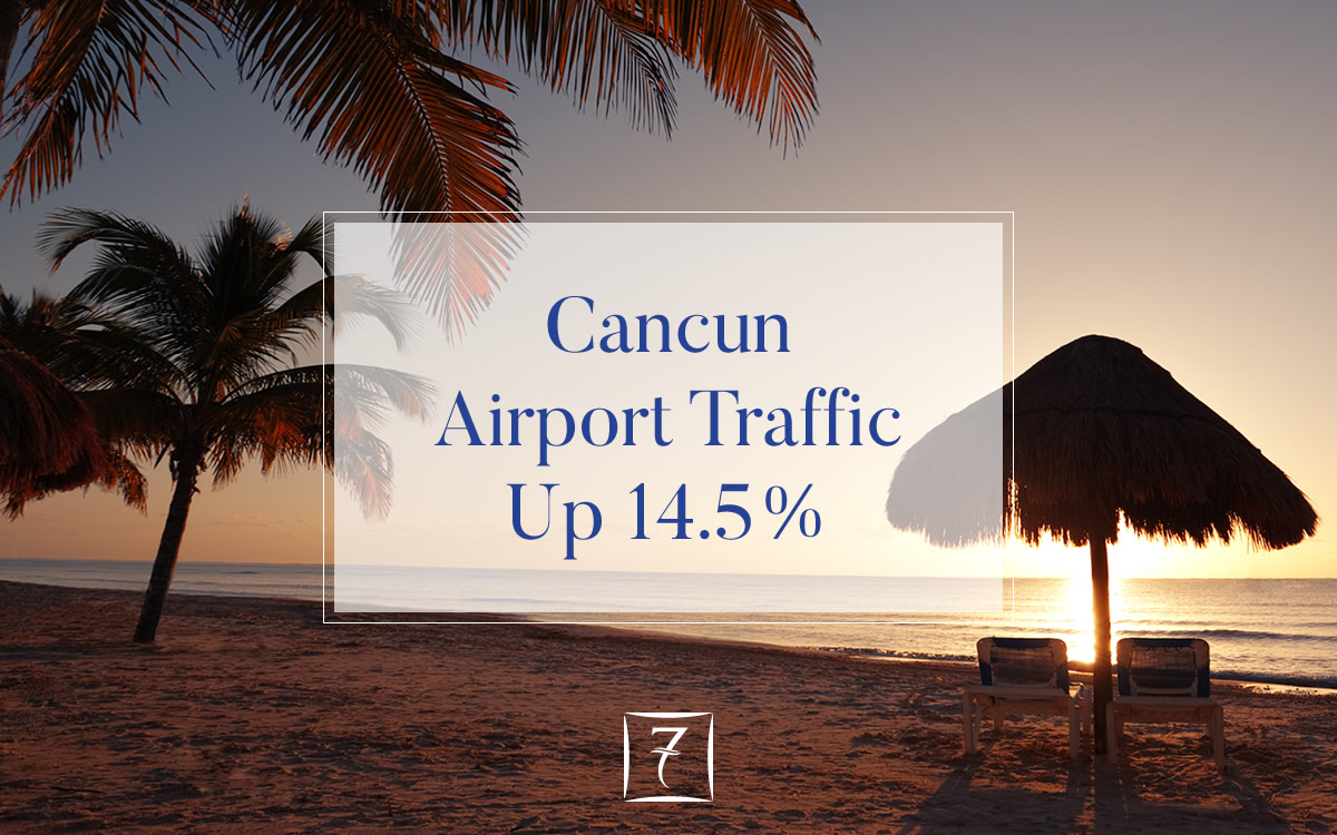 Cancun Airport traffic up 14.5% in March 2018