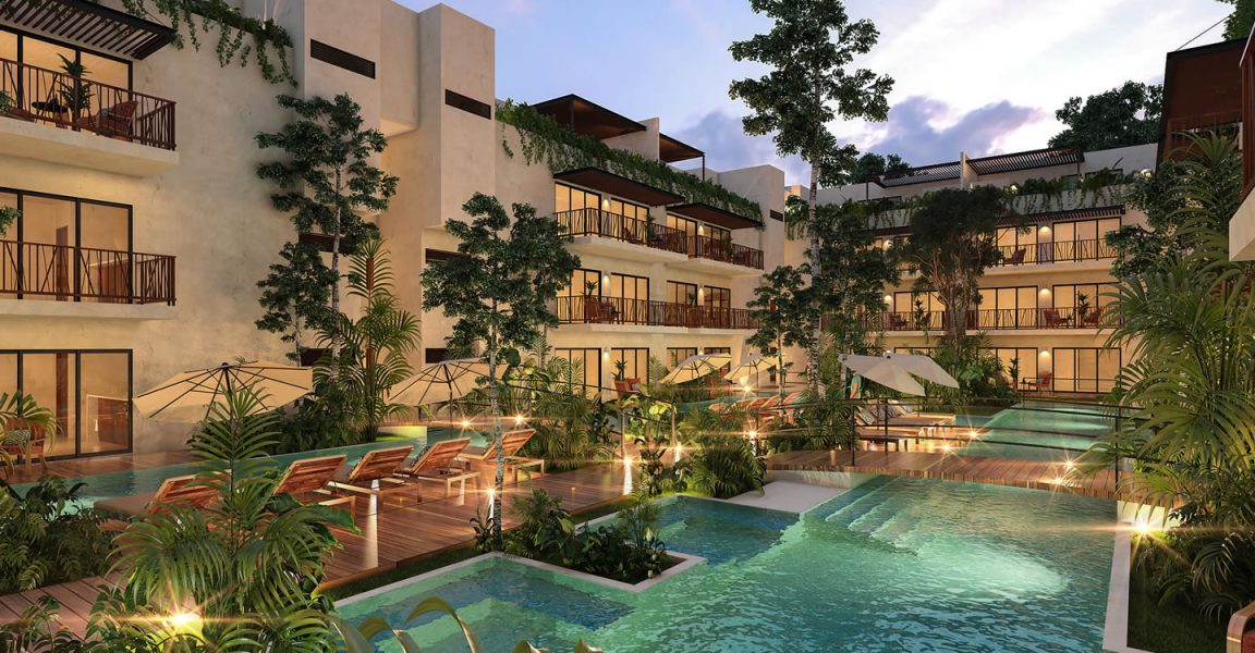 2 Bedroom Condos for Sale, Costa Caribe, Tulum, Mexico 7th Heaven