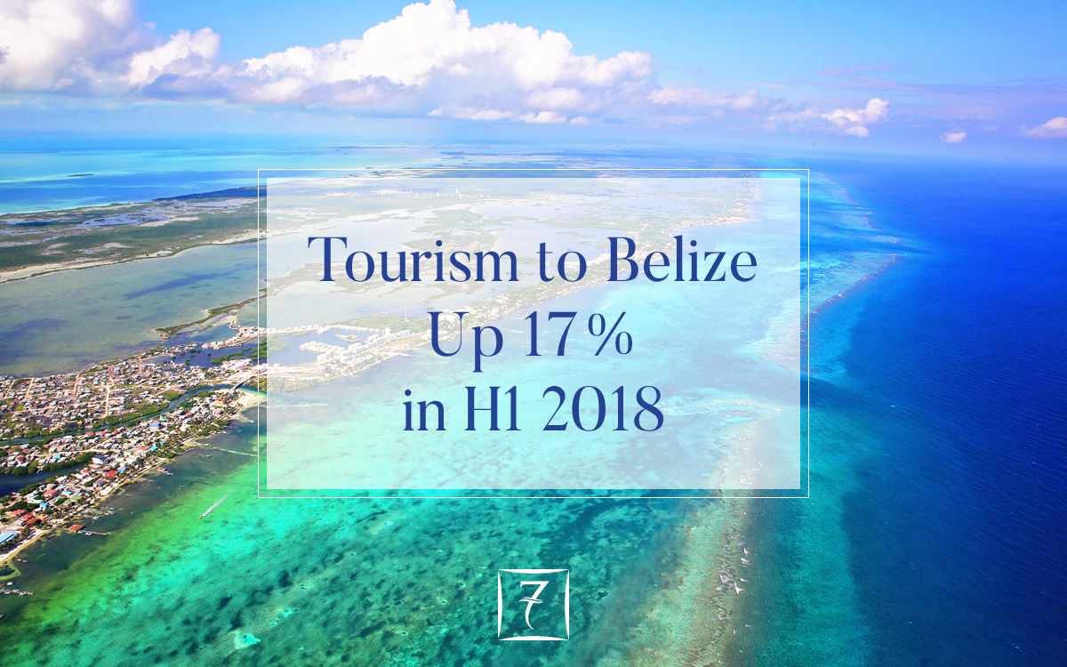 Belize tourism arrivals up 17.1% during first 6 months of 2018