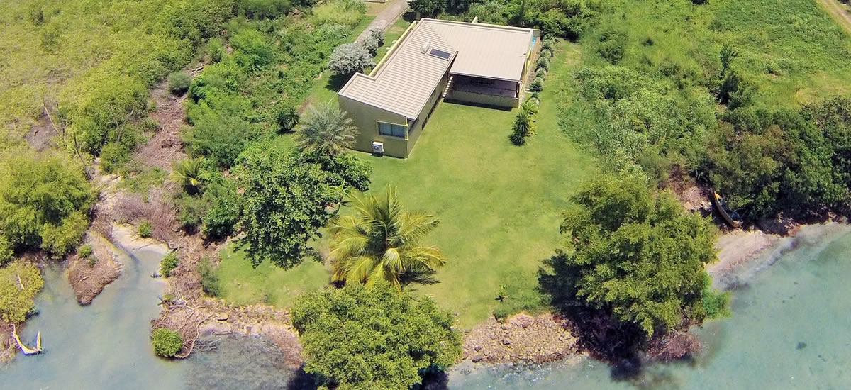 Beachfront home for sale in Westerhall Point, Grenada