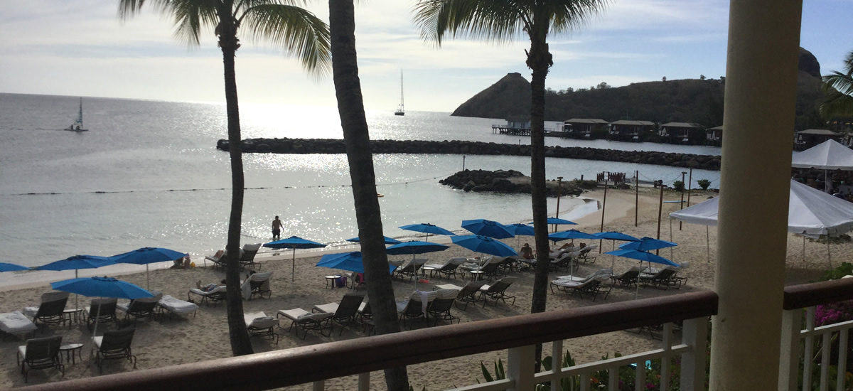 Beachfront condo for sale at The Landings, St Lucia