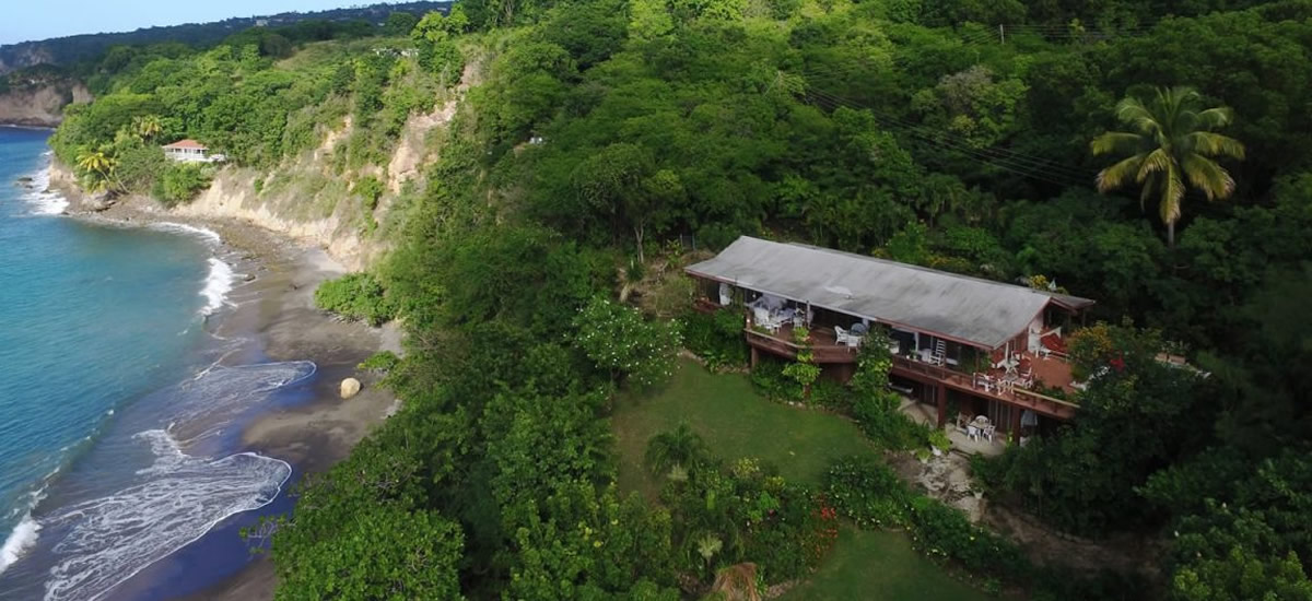 Beachfront home for sale, Woodlands Beach, Montserrat