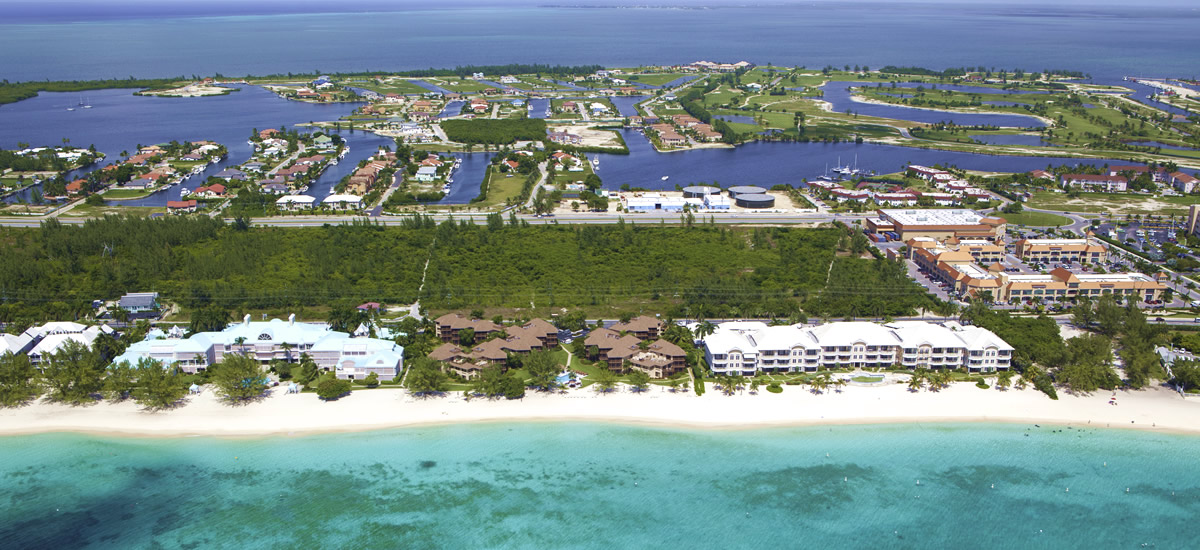 Grand Cayman in the Cayman Islands - Aerial View