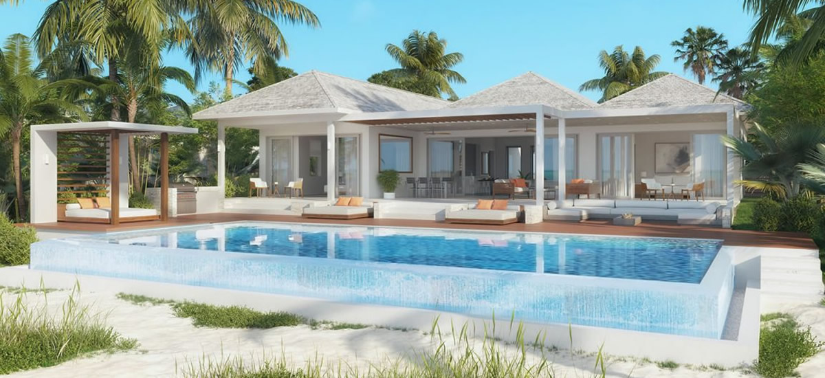 Grace Bay beach villas