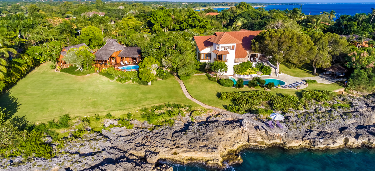 Luxury waterfront estate for sale in the Dominican Republic