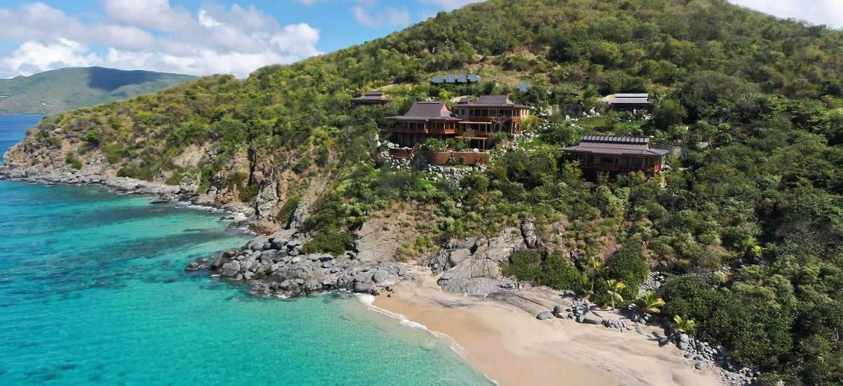 Ultra-luxury beachfront estate for sale in Virgin Gorda in the BVI