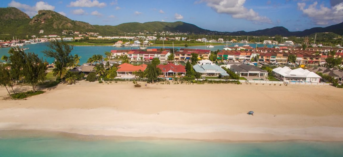 Beachfront villa for sale in Jolly Harbour, Antigua