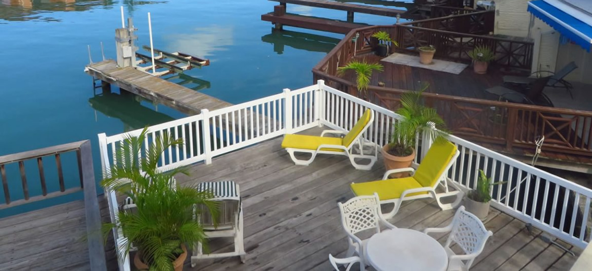 Waterfront villa for sale in Jolly Harbour, Antigua