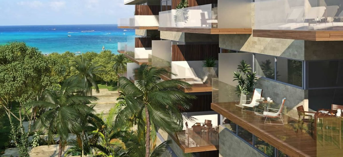 Beachfront condos for sale in Playa del Carmen, Mexico