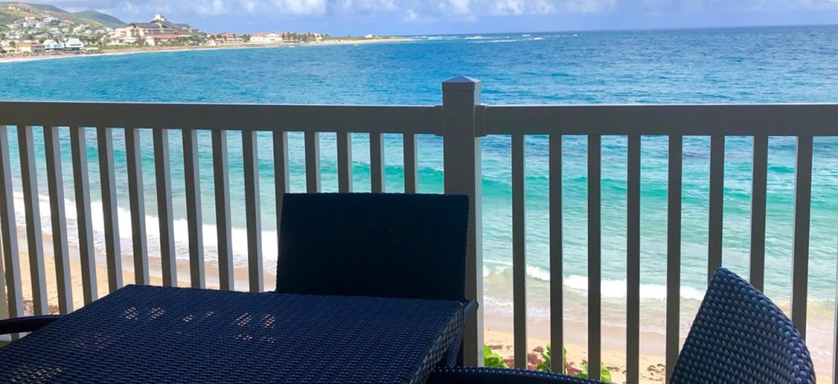 Beachfront condo for sale in Frigate Bay in St Kitts