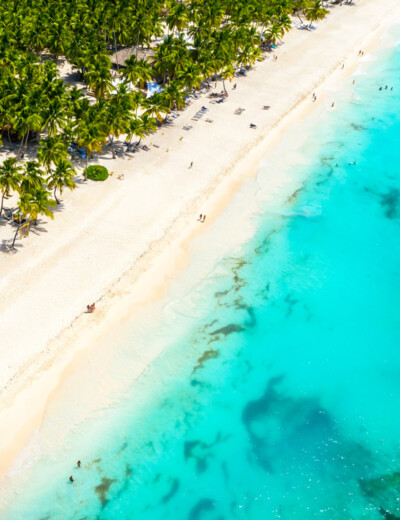 Beautiful beach in the Dominican Republic
