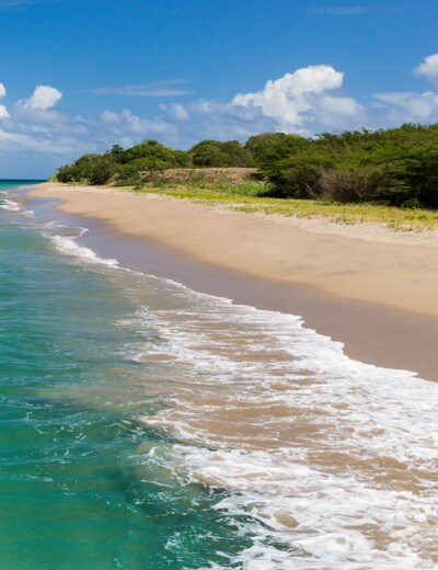 Beautiful beach on Nevis